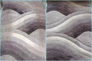 ANTES Y DESPUES DE LAVADO DE TAPETE