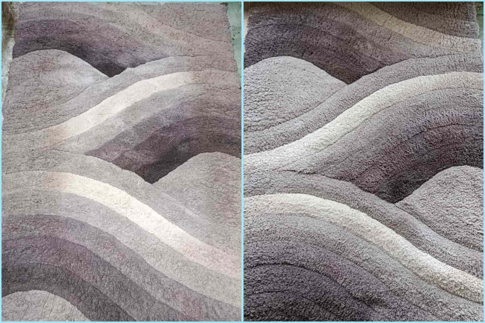 ANTES Y DESPUES DE LAVADO DE TAPETE